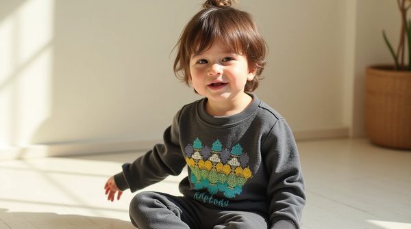 Sweat personnalisé brodé : la coupe enfant idéale pour un style unique